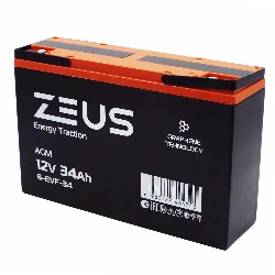 Аккумулятор ZEUS 6-EVF-34 (12V34Ah) тяговый Фото 1
