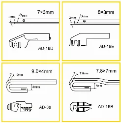 Щетка стеклоочистителя бескаркасная HOFER 17