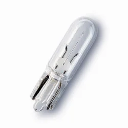 Лампа накаливания W1.2W 12V W2x4.6d OSRAM 2721 Фото 1