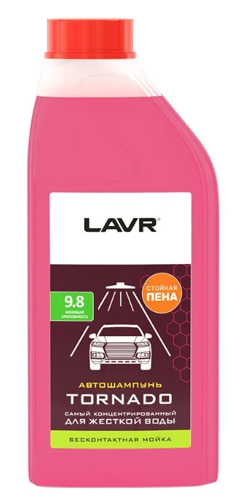 Автошампунь для бесконтактной мойки TORNADO LAVR, 1 л / Ln2341 Фото 1