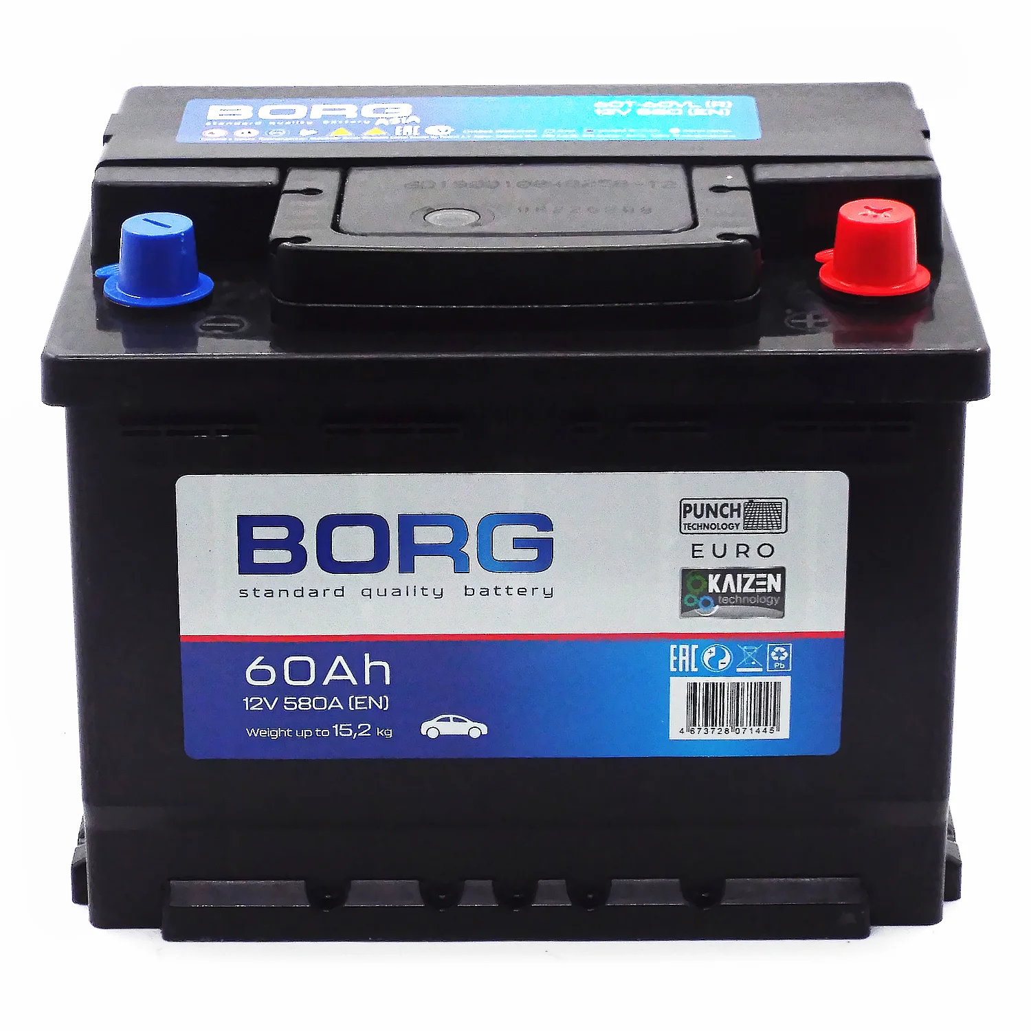 Аккумулятор BORG Standard 60 Ач о.п. (ТУРЦИЯ) Фото 1