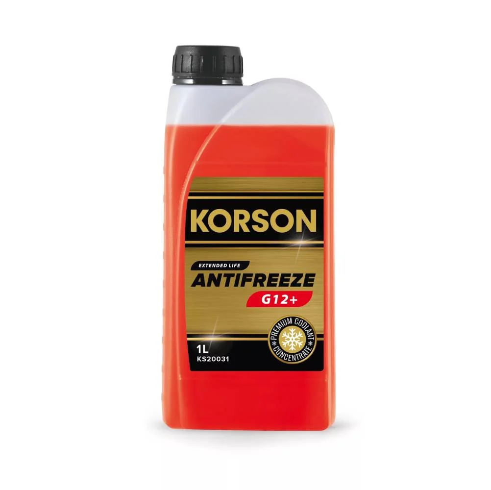 Антифриз KORSON Concentrate G12+ красный, 1л Фото 1