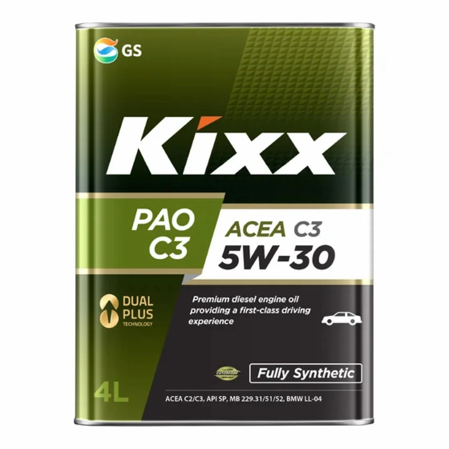 Масло моторное KIXX PAO C3 5W-30, 4л Фото 1