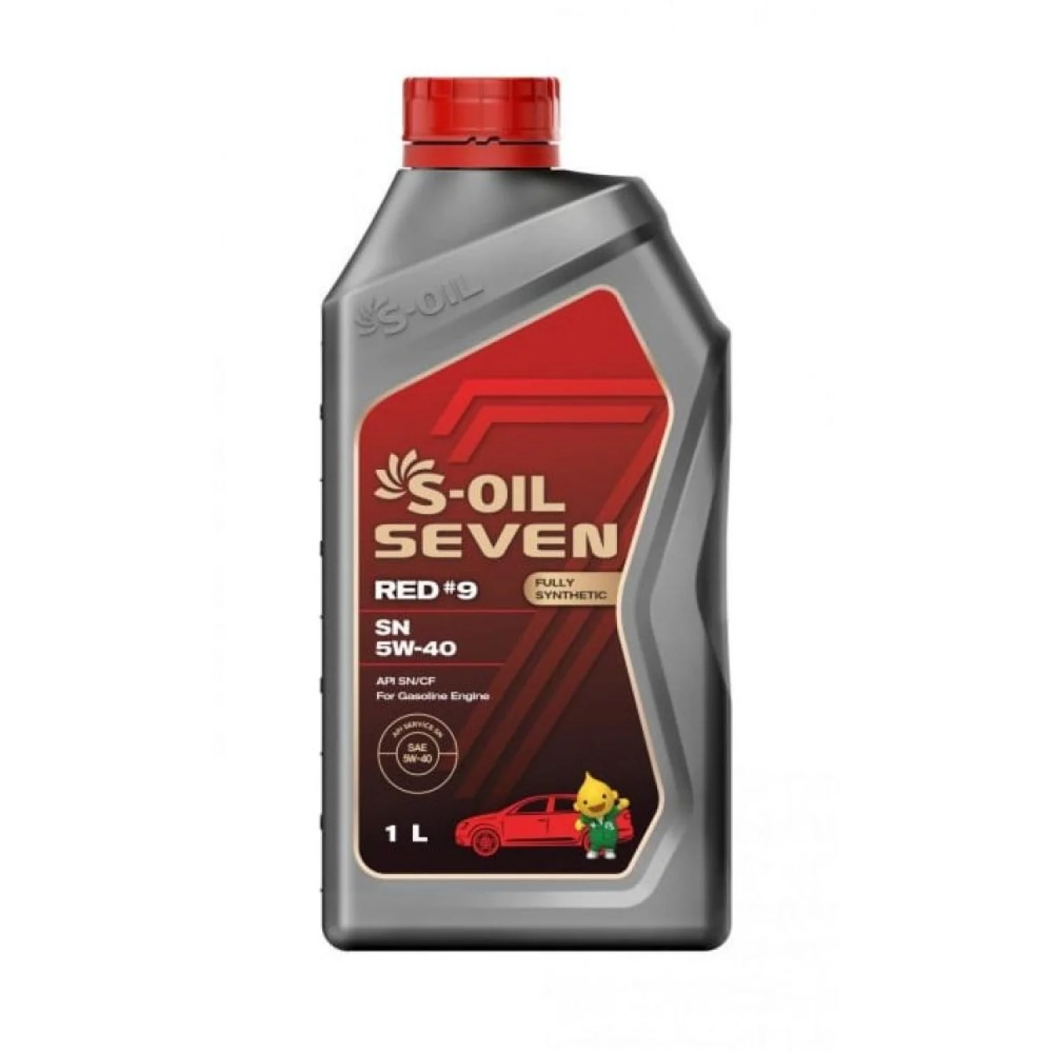 Масло моторное S-OIL Seven RED #9 SN 5W-40, 1л РАСПРОДАЖА Фото 1