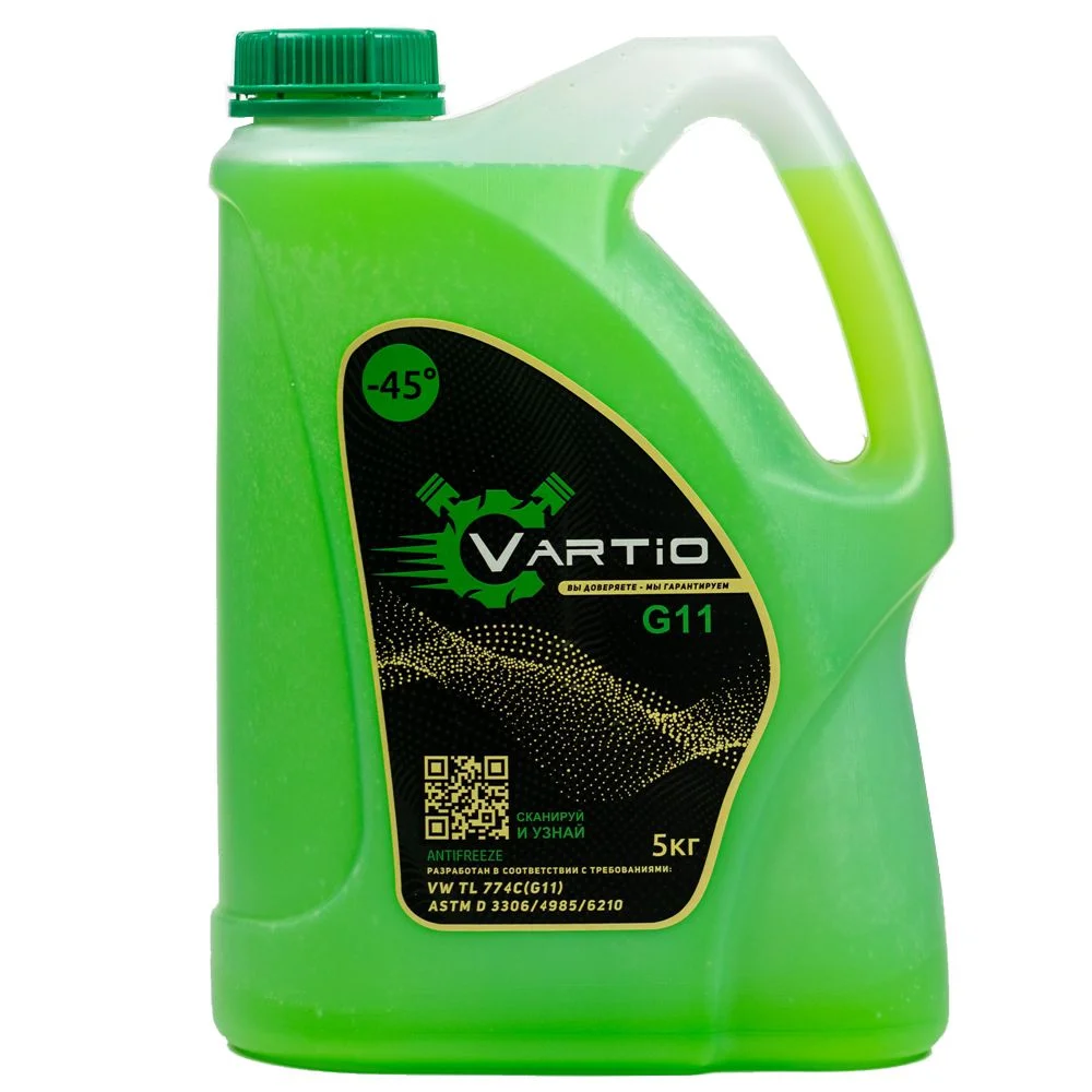 Антифриз VARTIO G11 зеленый, 5кг Фото 1