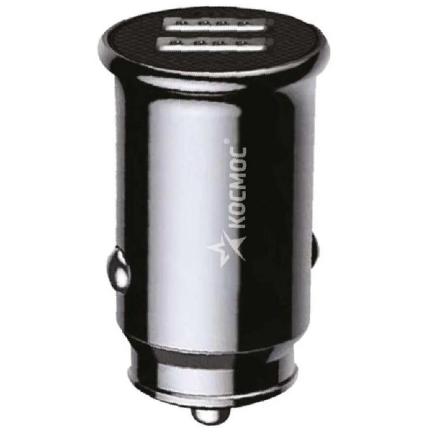 Адаптер авто USBx2 18Вт КОСМОС черный Фото 1