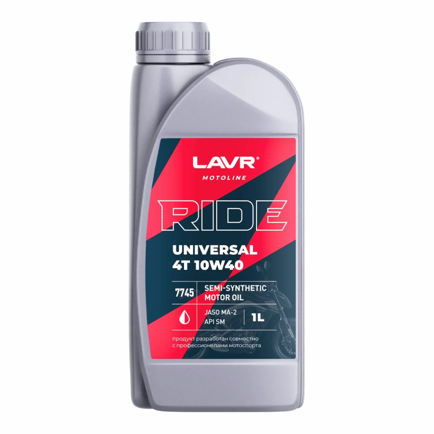 Масло моторное LAVR Motoline RIDE Universal 4Т 10W-40, 1л