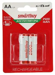 Аккумулятор Smartbuy AA R06 2500 mAh BL*1 Фото 1