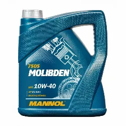 Масло моторное MANNOL Molibden Benzin 10W-40, 4л Фото 1
