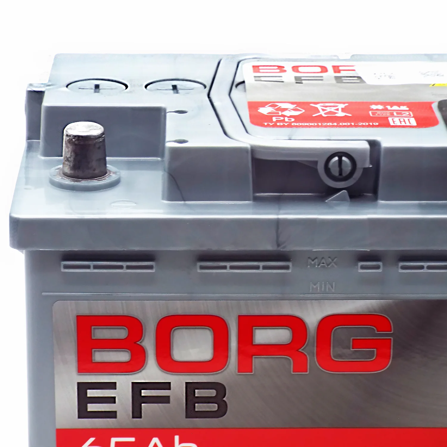 Аккумулятор BORG EFB 65 Ач о.п. Фото 1