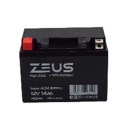 Аккумулятор ZEUS HIGH CLASS AGM 14 Ач п.п. (HCZ14S) Фото 1