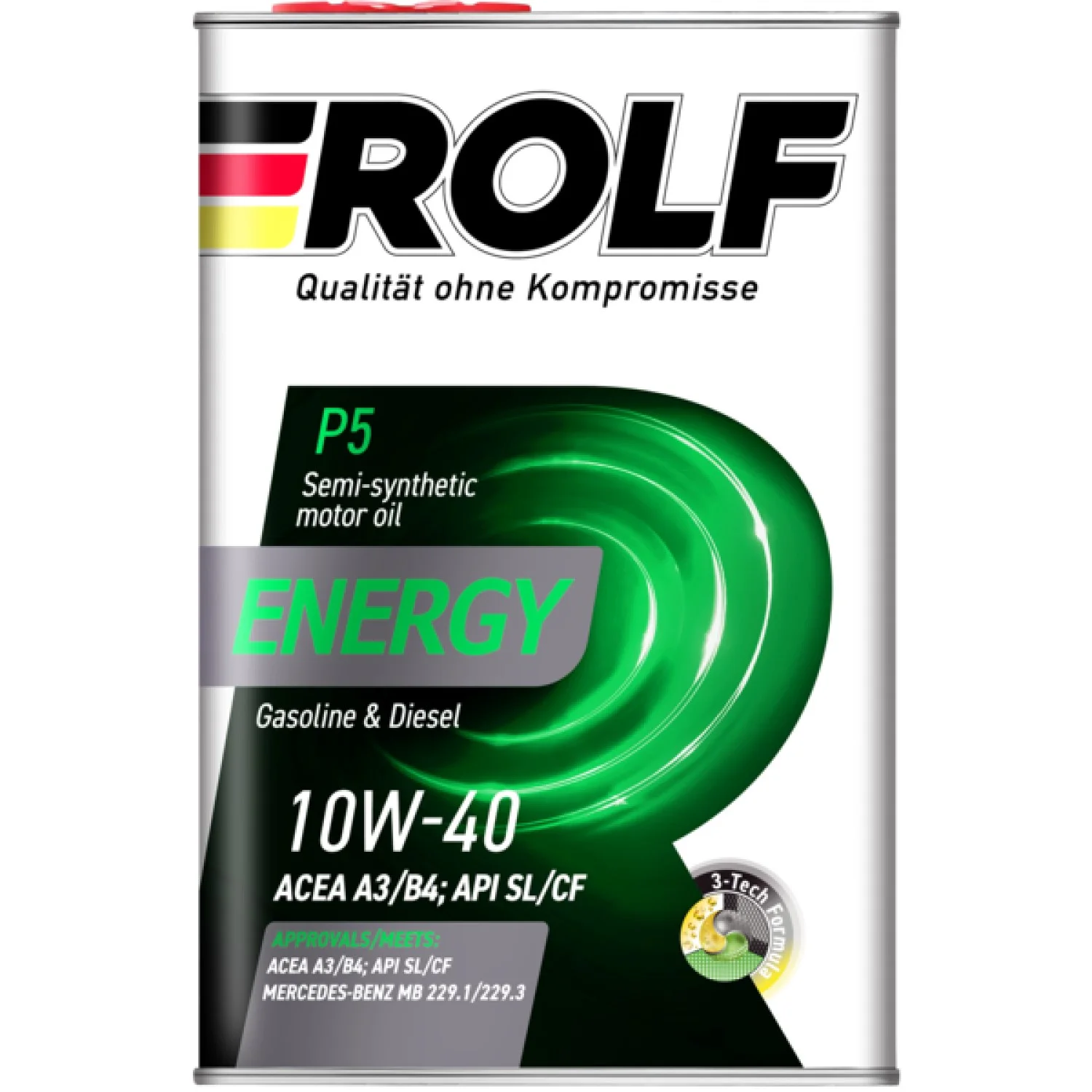 Масло моторное ROLF Energy 10W-40 SL/CF, 4л РАСПРОДАЖА Фото 1