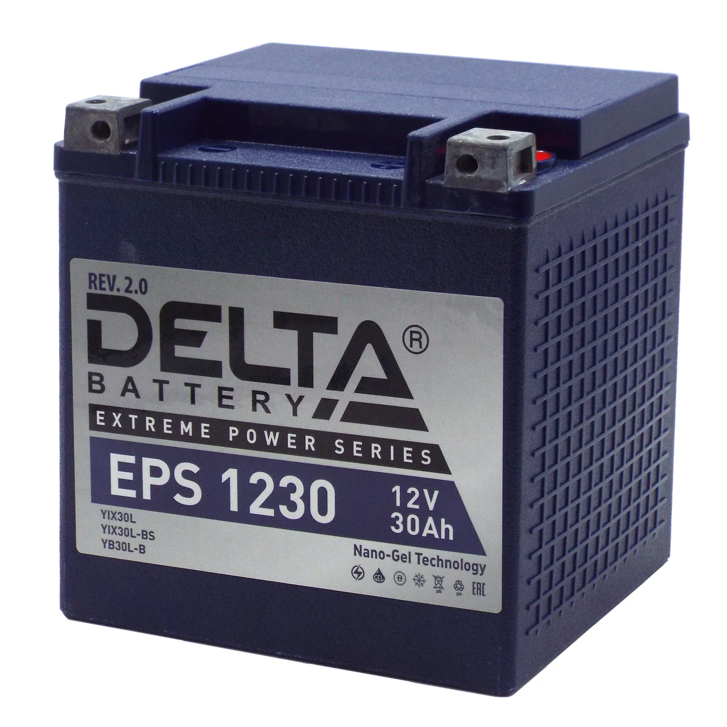 Аккумулятор DELTA EPS 1230 30 Ач о.п. (YTX30L-BS) Фото 1