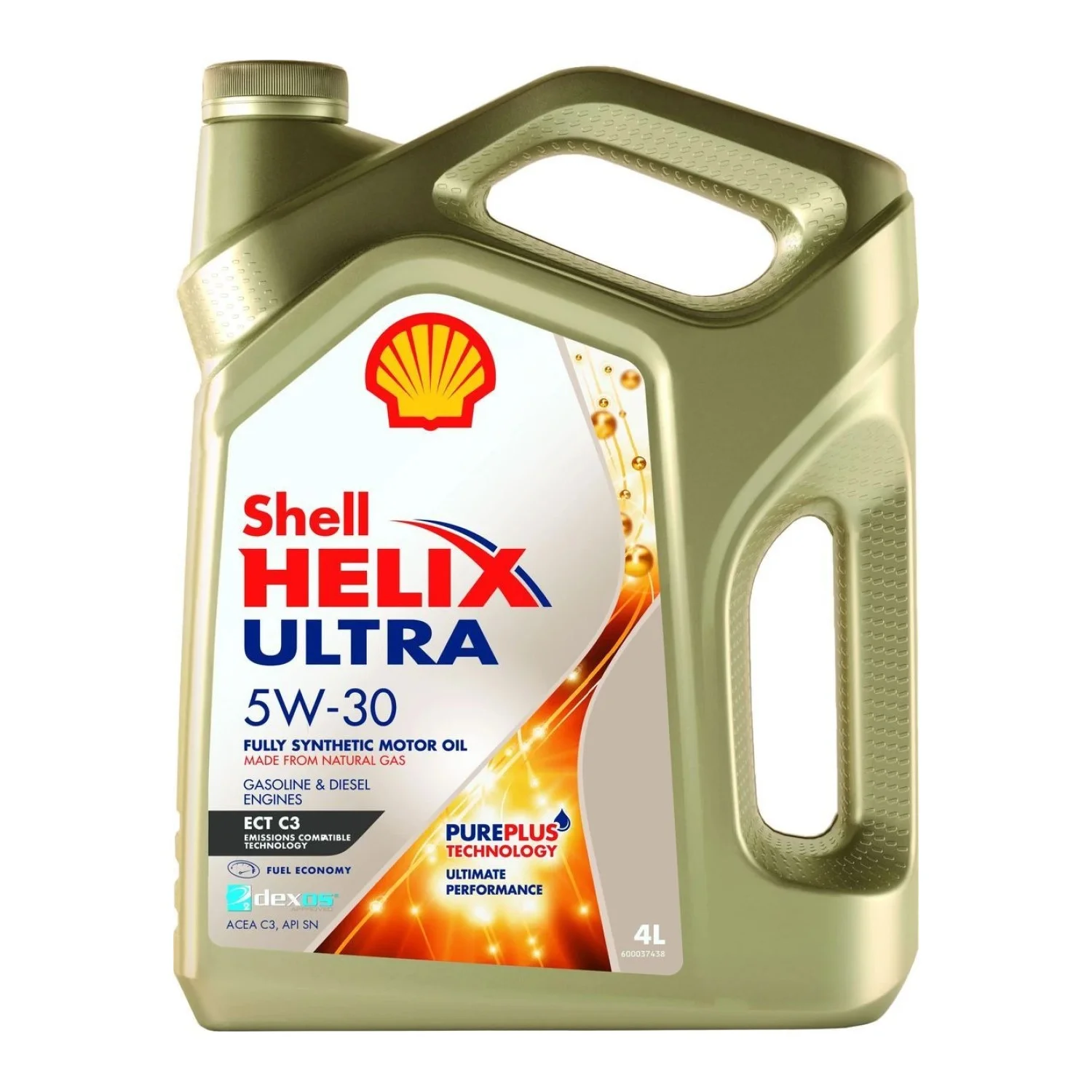 Масло моторное SHELL Helix Ultra ECT 5W-30, 4л