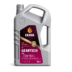 Масло трансмиссионное EXSOIL Geartech FE GL-4/5 75W-90, 4л Фото 1