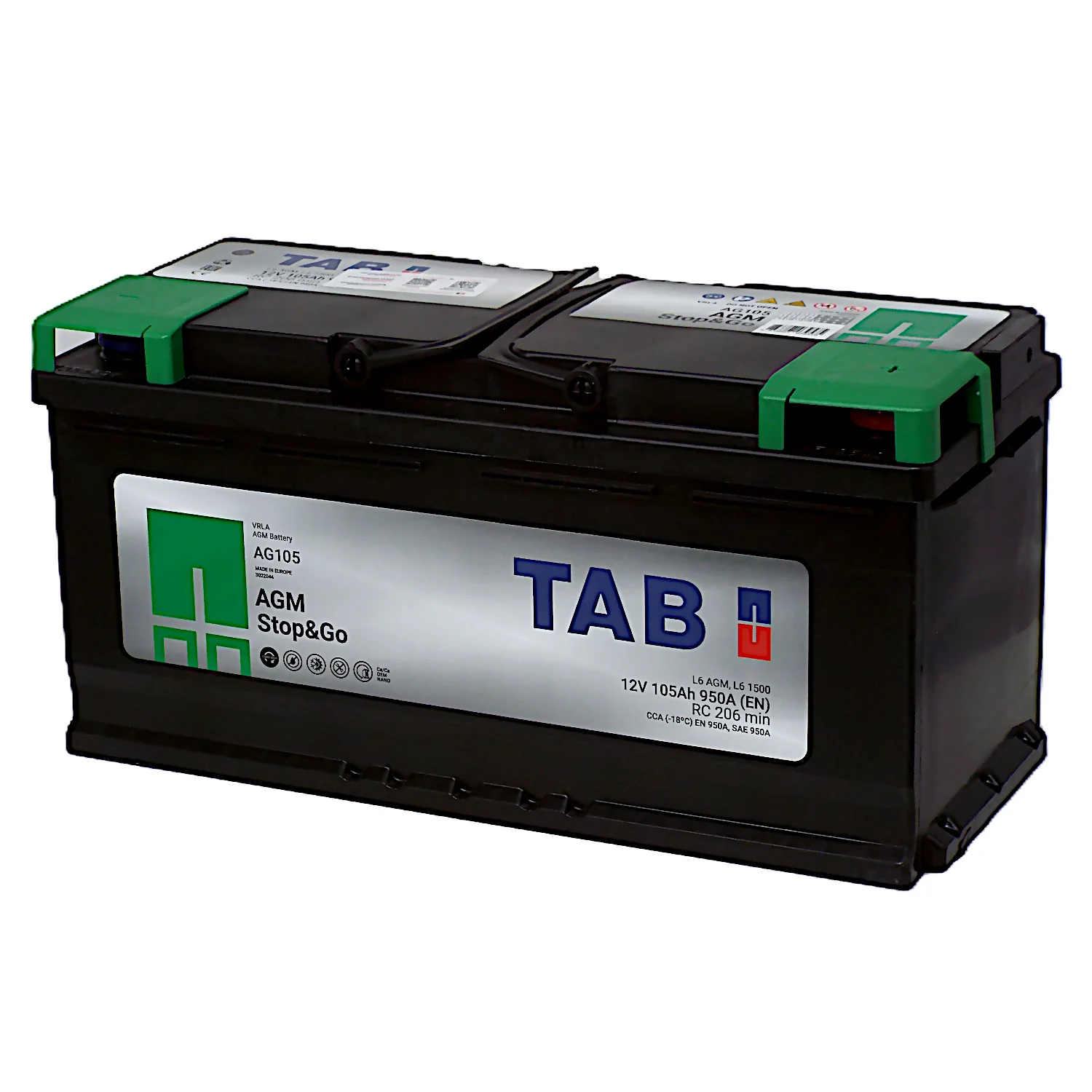 Аккумулятор TAB AGM 105 Ач о.п. Фото 1