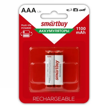 Аккумулятор Smartbuy AAA R03 1100 mAh BL*1 Фото 1