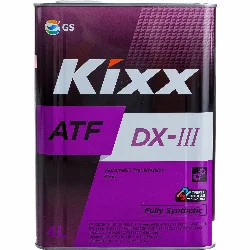 Масло трансмиссионное KIXX ATF DX-III, 4л Фото 1