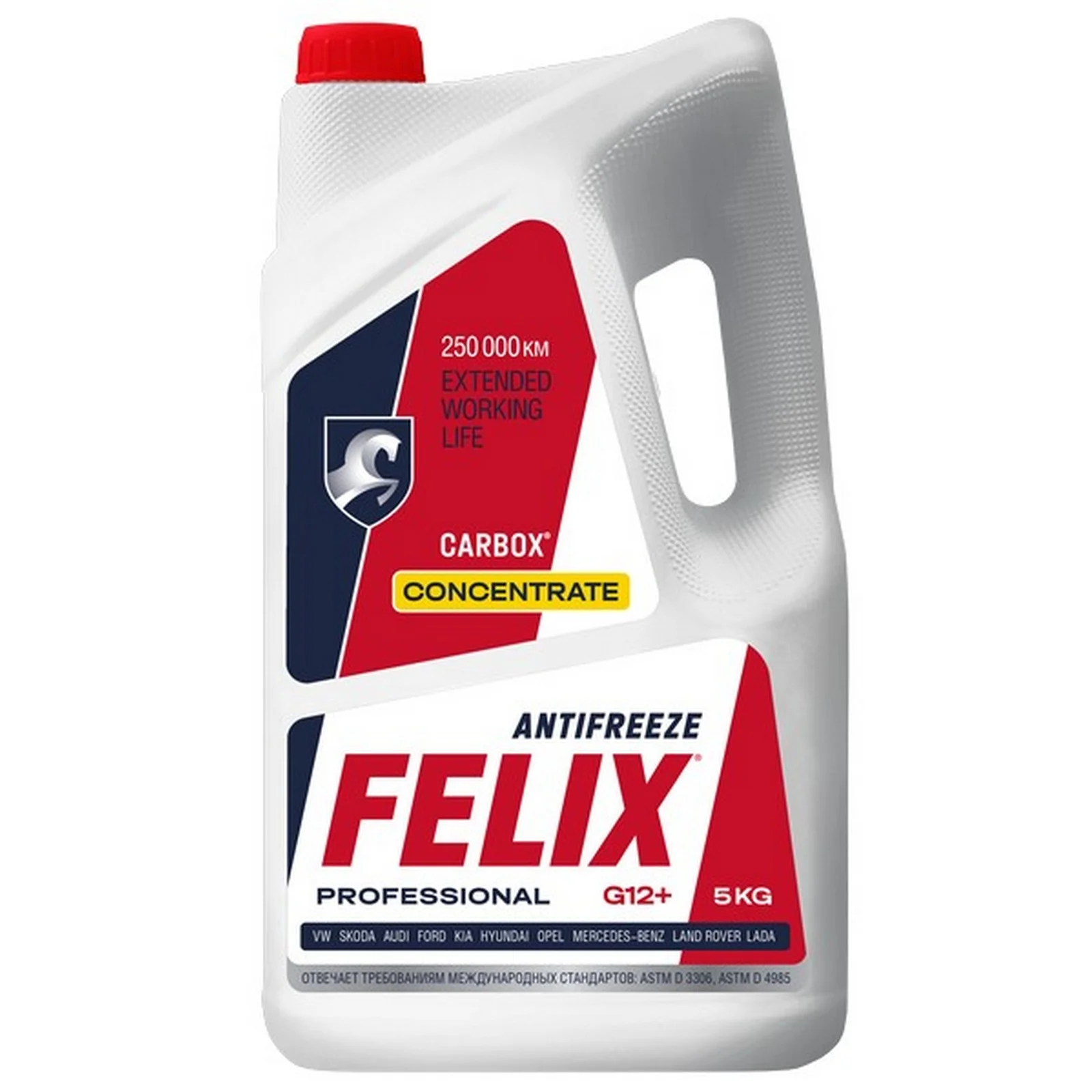 Антифриз FELIX Carbox G12+ красный, 5кг концентрат Фото 1