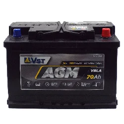 Аккумулятор VST AGM 70 Ач о.п. Фото 1