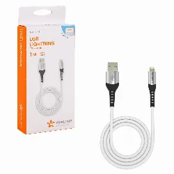 Кабель AIRLINE USB - Lightning Iphone/IPad 1м Фото 1