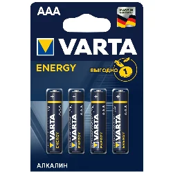 Батарейка VARTA LR03 AAA 1.5V BL*4 Фото 1
