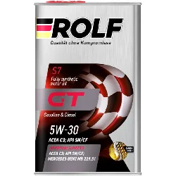 Масло моторное ROLF GT 5W-30, 4л+1л АКЦИЯ Фото 1