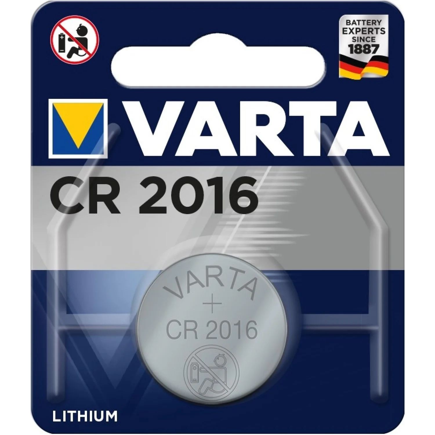 Батарейка VARTA CR2016 Lithium 3V BL*1