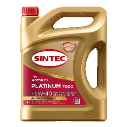 Масло моторное SINTEC Platinum 7000 A3/B4 5W-40, 4л Фото 1