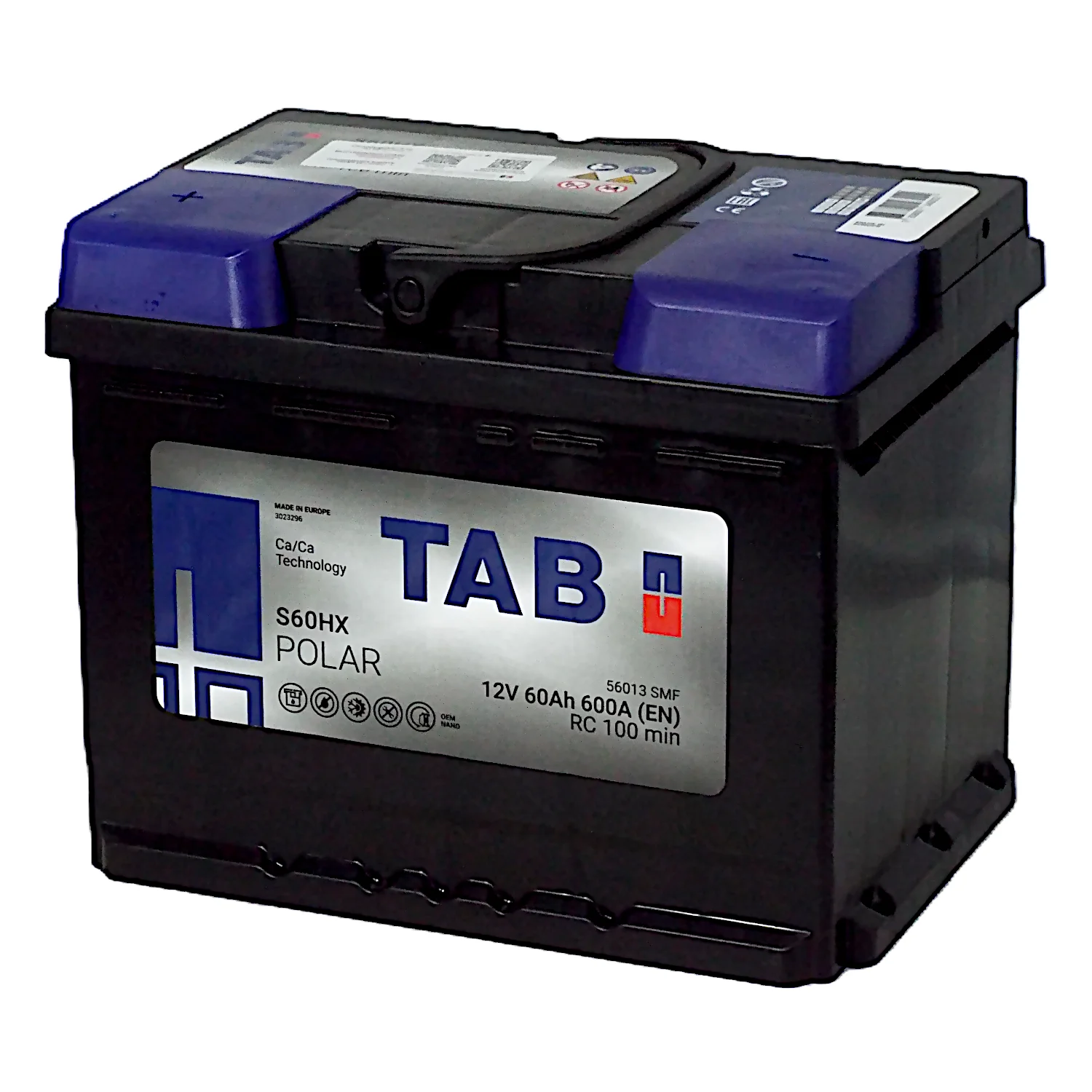 Аккумулятор TAB Роlar SMF S60HX 60 Ач п.п. Фото 1