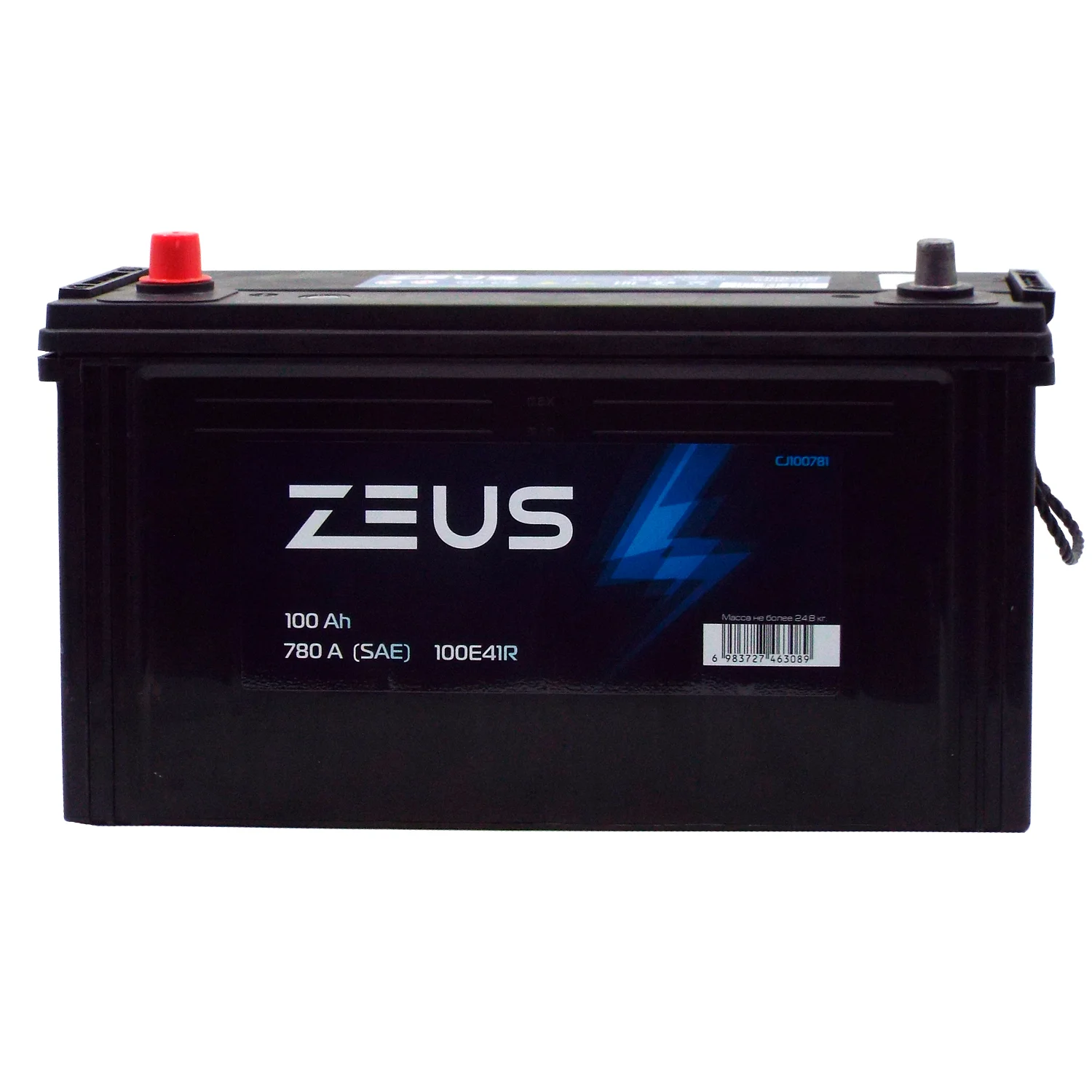 Аккумулятор ZEUS Asia 100E41R 100 Ач п.п. Фото 1