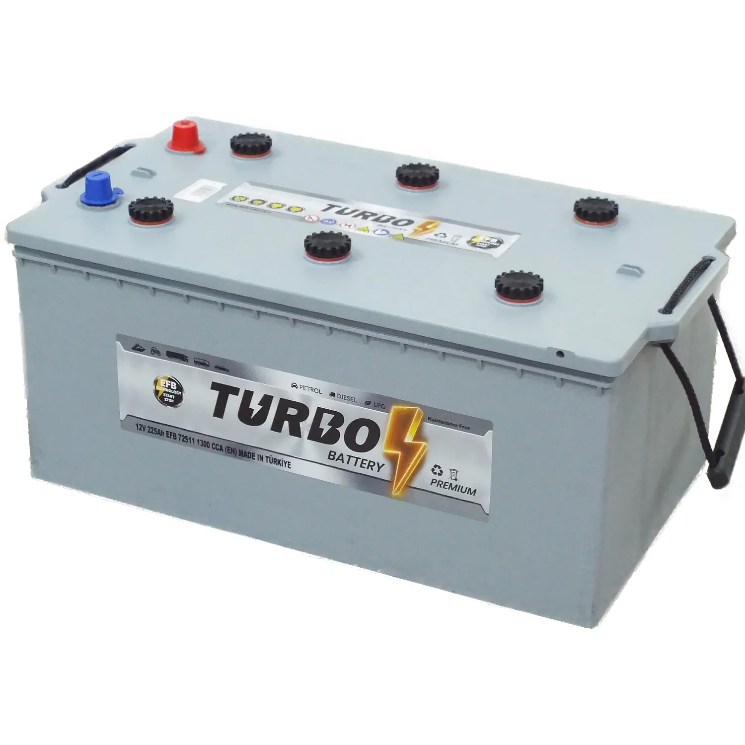 Аккумулятор TURBO EFB 225 Ач о.п. Фото 1