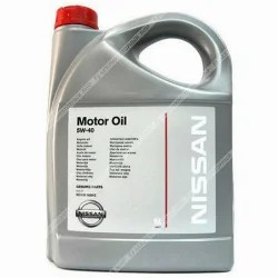 Масло моторное 5W40 NISSAN A3/B4 5л Фото 1