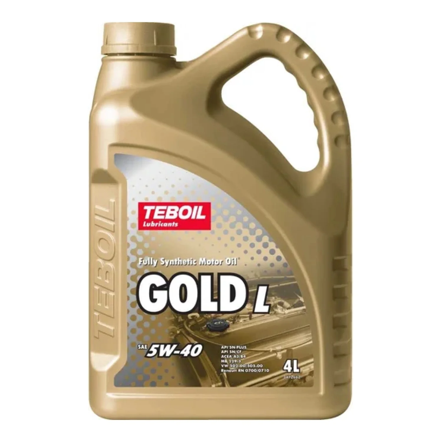 Масло моторное TEBOIL Gold L 5W-40, 4л РАСПРОДАЖА Фото 1
