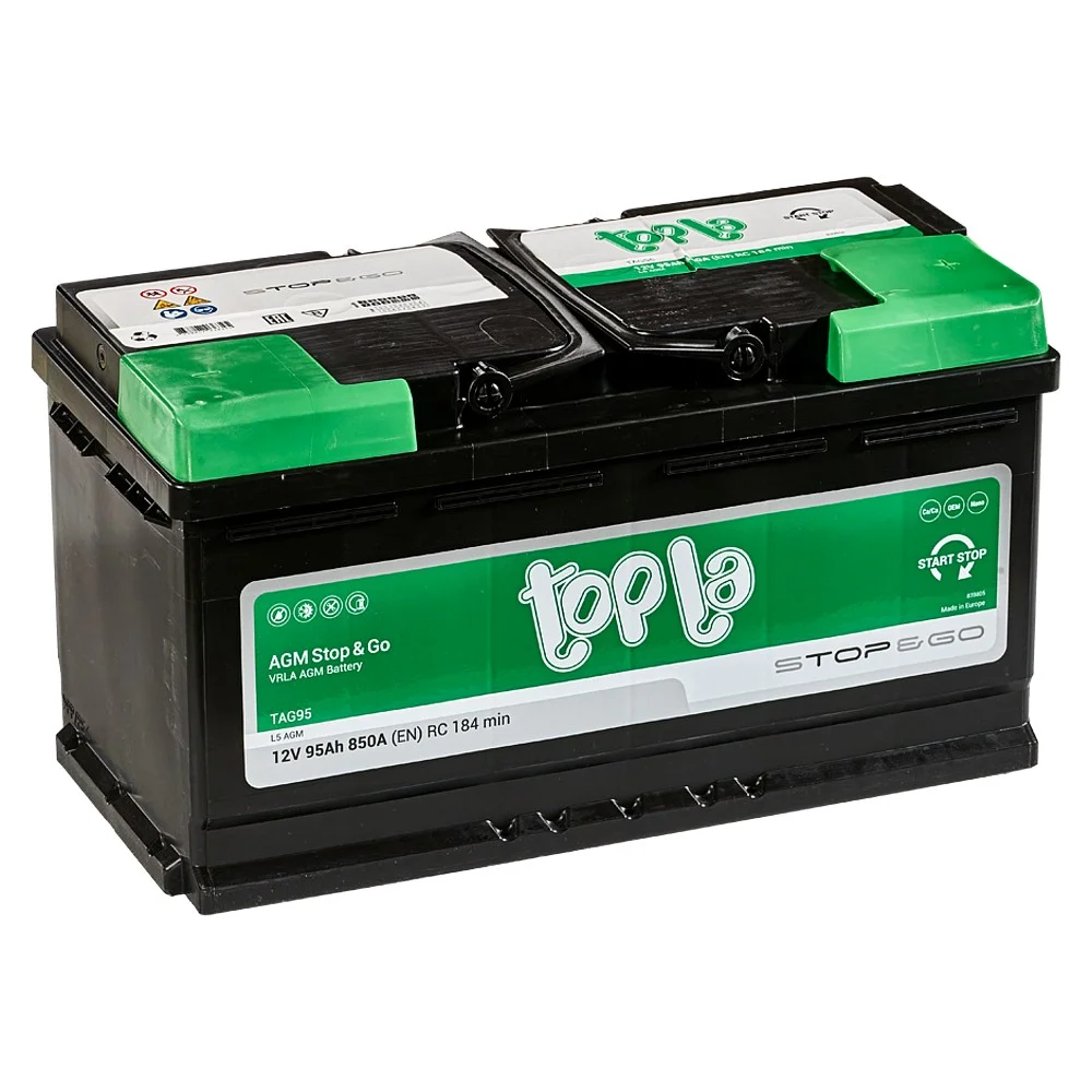 Аккумулятор TOPLA AGM 95 Ач о.п.